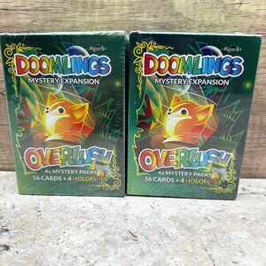 Lot of 2 Doomlings Overlush Mystery Expansion Card Game New Sealed
